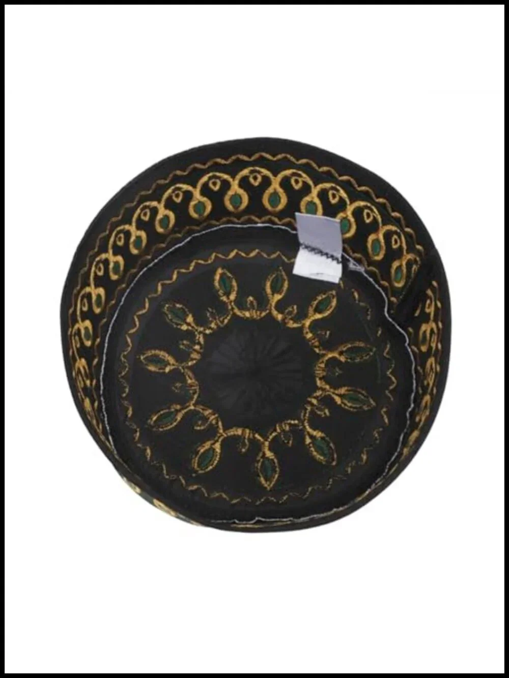 Kufi Hat Muslim Prayer Headwear Cap Embroidered Skull Beanie